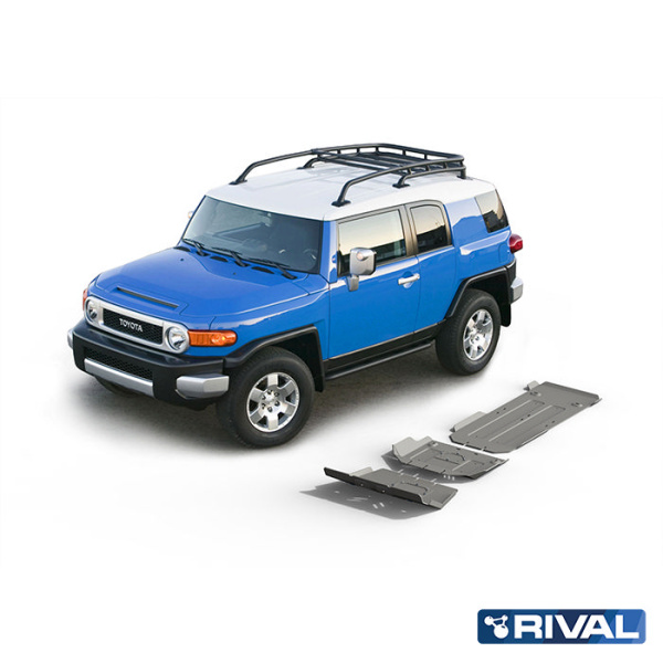 Engine and Gearbox Protection Plate Toyota FJ Cruiser 2006-2022; Land Cruiser Prado 2007-2009; 4 l. / gasoline